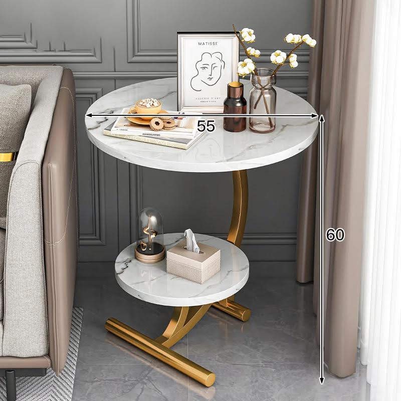 Table Basse, Meuble De Chevet Simple, Petite Table Ronde, Pour Chambre À Coucher, Balcon, À La Mode