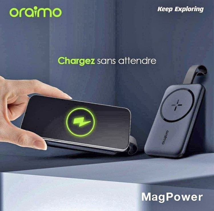 Wireless Magpower Oraimo Authentique  5000mAh