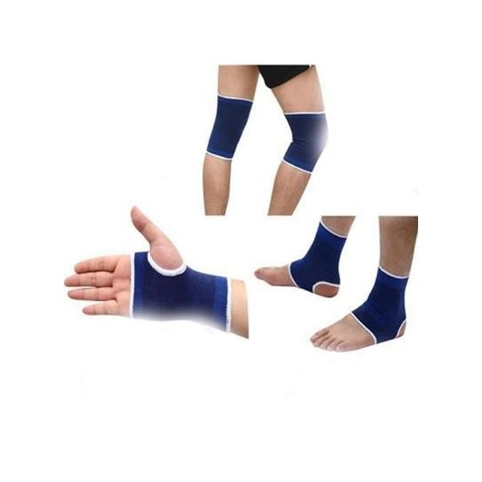 Generic Lot de 3 Protections: Chevillère + Genouillère + Poignet