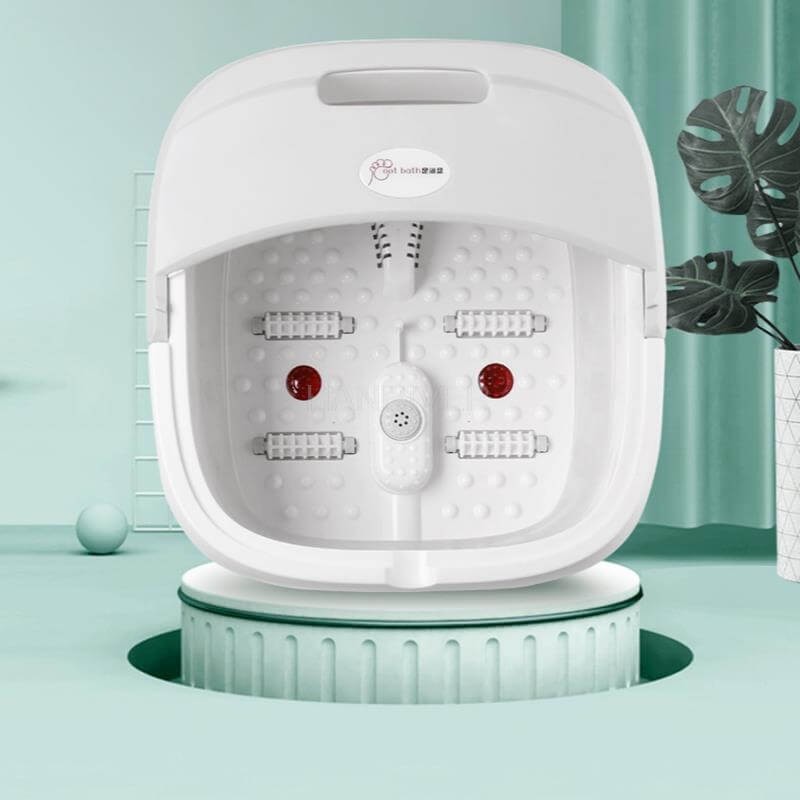 BASSIN DE MASSAGE PIED PLIANT À ROULEAUX ÉLECTRIQUES