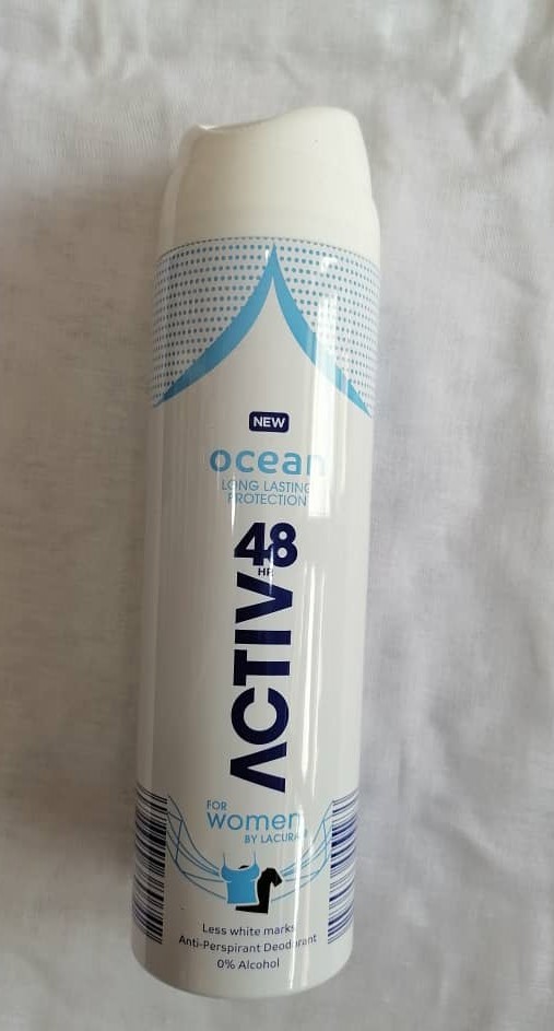 Parfum Active 48 Déodorant Anti-transpirant Moins De Marques Blanches 0% Alcool  250 ml