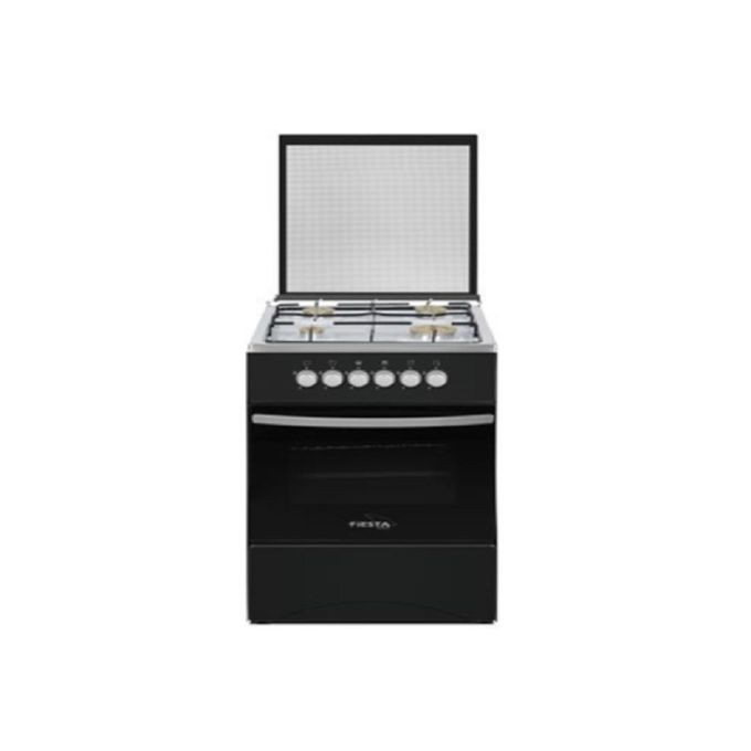 Ferre Cuisinière – 4 Feux – Gris Noir – 60 x 60