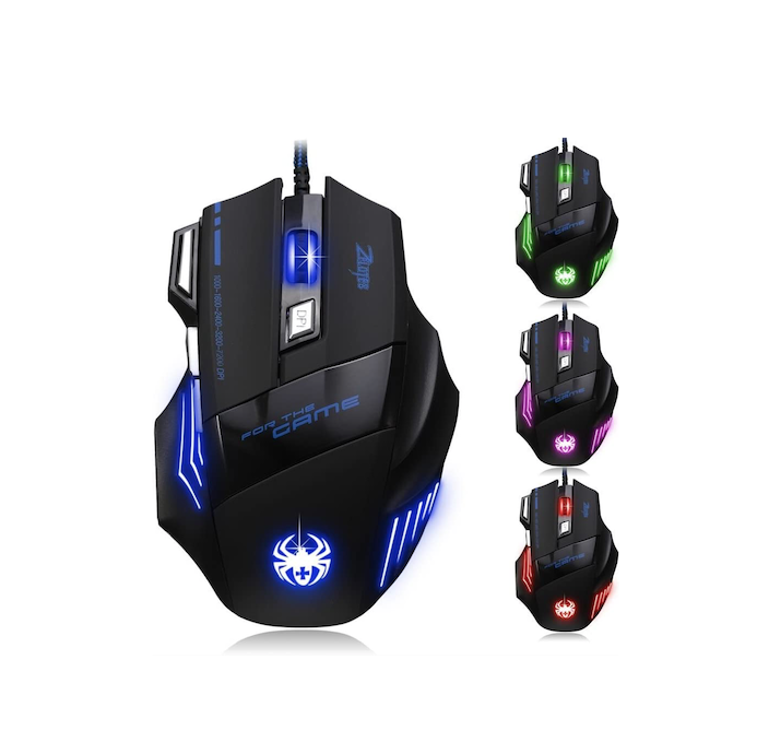 Zelotes Souris De Gaming USB Optique