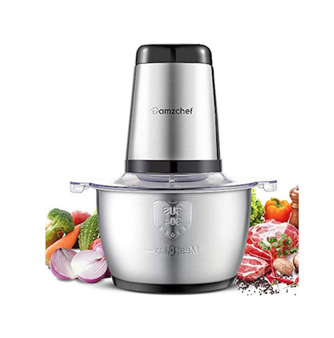 Amzchef Hachoir Électrique en Acier INOX