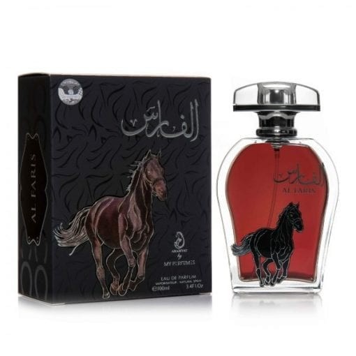 Al Faris 100 ml | Eau De Parfum Arabe | Musc Magnifiquement Parfumé | Arôme Epicé Et Foral (Pour Homme Et Femme) (Unisexe)
