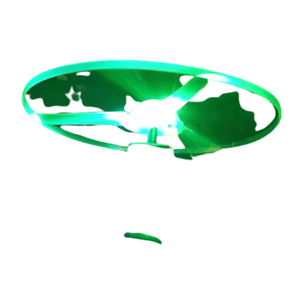 Soucoupe A Disque Volant Avec Eclairage LED  Jouet Pour Enfants - Cadeau Idéal - Couleur Aléatoire