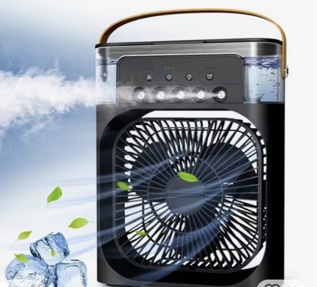 Climatiseurs portables, ventilateurs, mini climatiseurs personnels USB - Ventilateur portable 3 en 1, petit refroidisseur d'air domestique, veilleuses LED, réglage de l'air