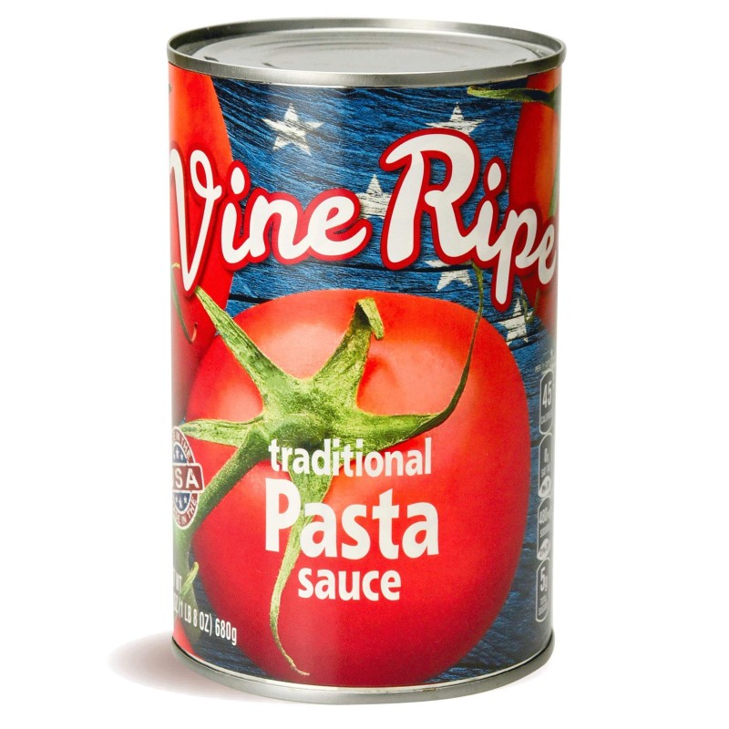 Vine Ripe Low Sodium Traditional Pasta Sauce, 15oz 425g