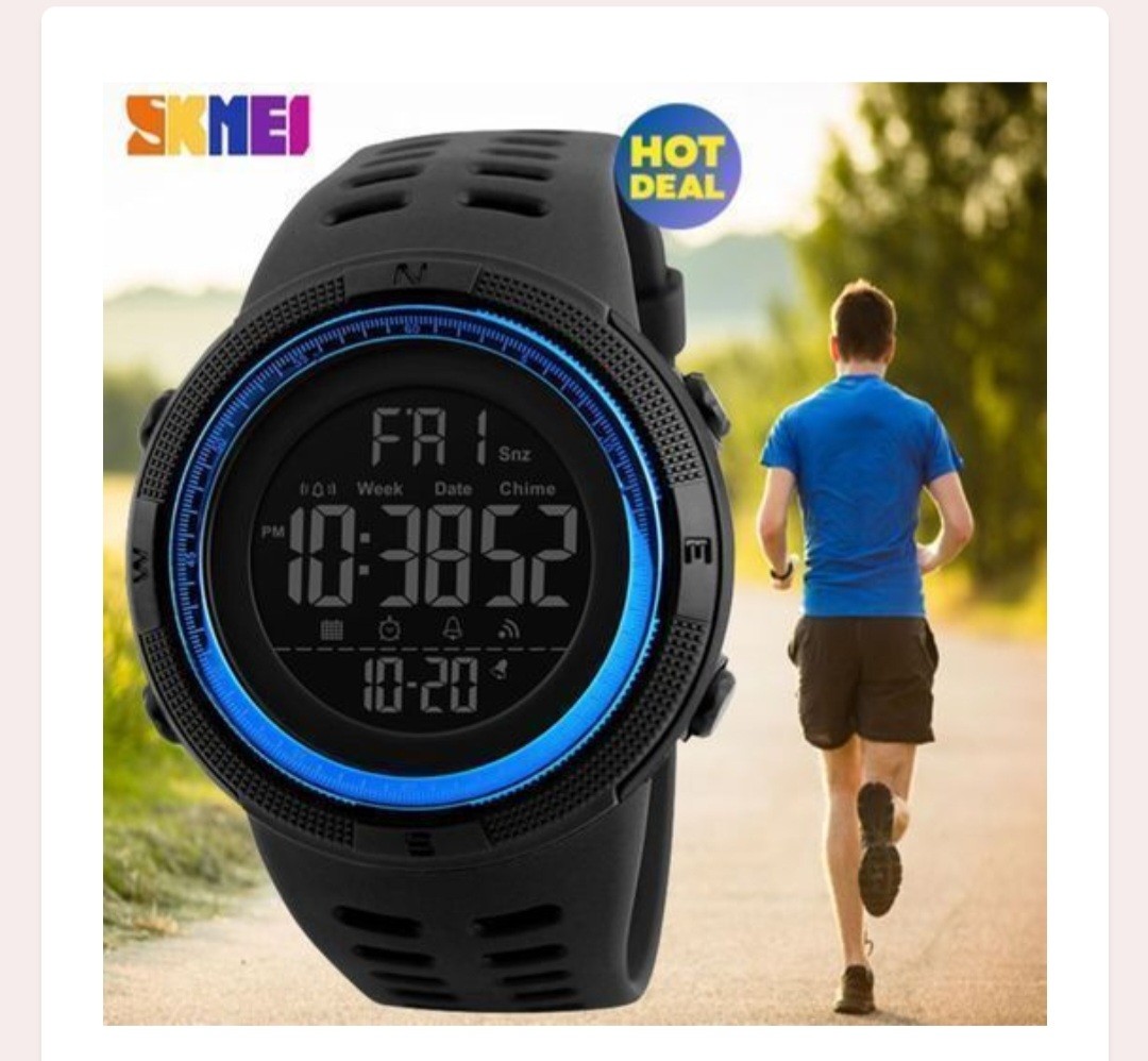 Montre Chrono Électronique Digitale pour Sport