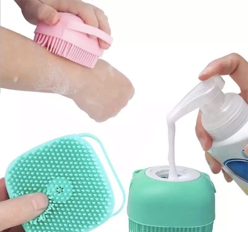 Brosse Exfoliant pour Bain-BROSSE DE BAIN EXFOLIANT DOUX MASSAGE EN SILICONE - ECOLOGIQUE