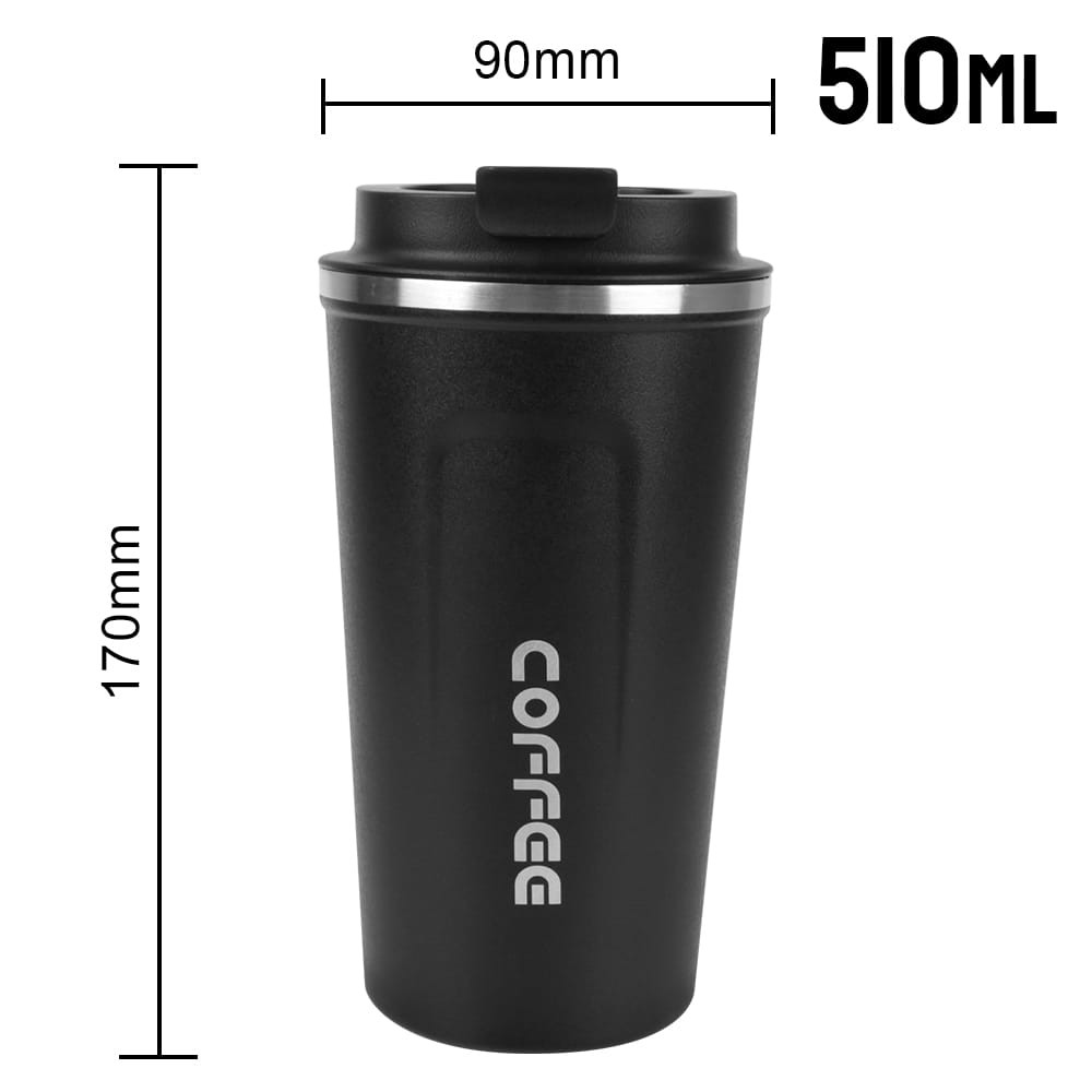 Tasse Thermos Isotherme De Voyage En Acier Inoxydable, 380/510ML, Pour Thé, Eau, café, Voiture, Anti-fuite