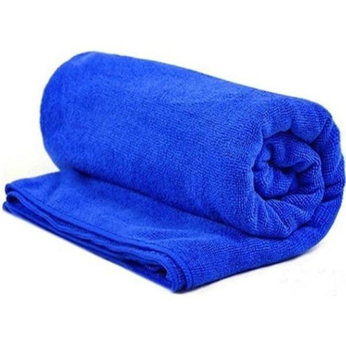 Original Serviette Bleu en coton doux et absorbant unisexe 2M