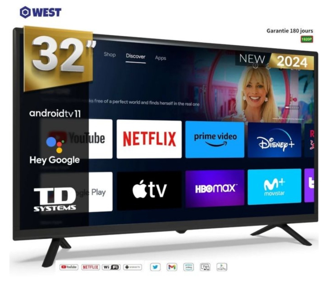 Smart TV android 32 pouces