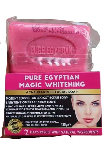 Savon Pure Egyptian Purifiant Et Blanchissant Pour Une Peau Lisse Avec Gommage Abricots