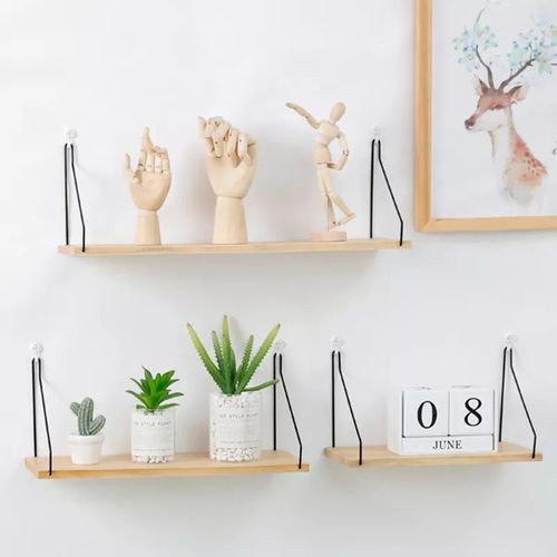 Étagère murale en bois de forme géométrique, support de rangement, Organization pour chambre à coucher, cuisine, décoration de maison, chambre d'enfant