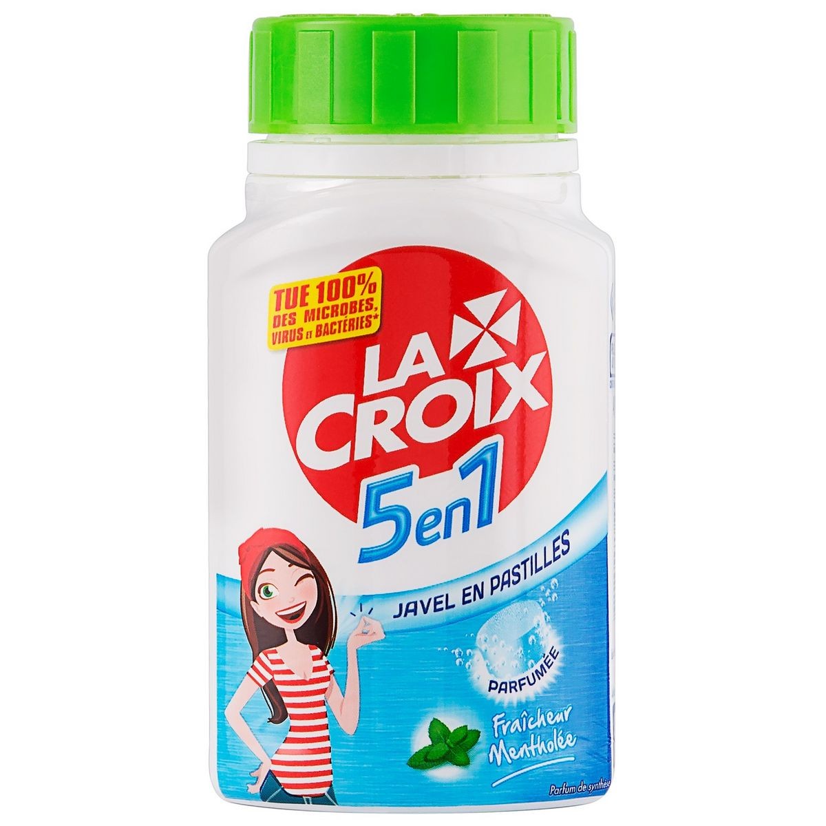 La Croix  Pastilles De Javel 5 En 1 Parfumées Fraîcheur Mentholée