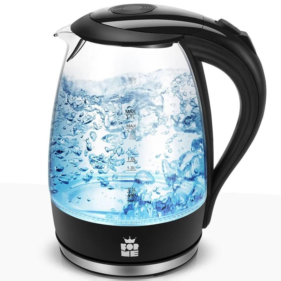 Bouilloire Électrique En Verre  Éclairage LED Illumination En Cristal