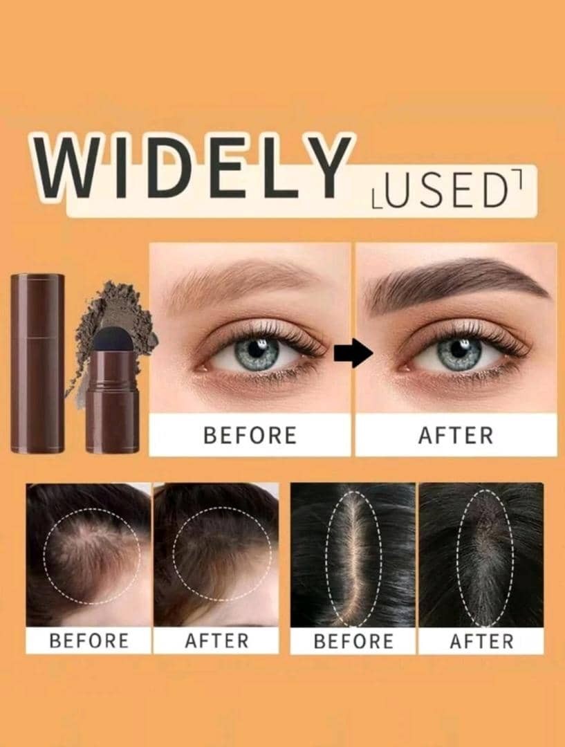 Modèle De Contour De Ligne De Cheveux En Bâton Naturel, Kit De Mise En Forme Des Sourcils