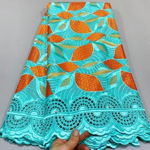 Brodé 100% Coton 5 Yards Tendance