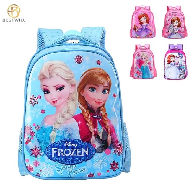 Sac A Dos En Peluche Mickey Minnie Mouse Pour Enfants  Sac D'école De La Reine Des Neiges Disney   Pour Filles Et Garçons,