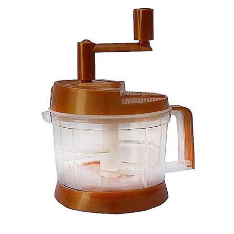 Hachoir Manuel Marron Blanc