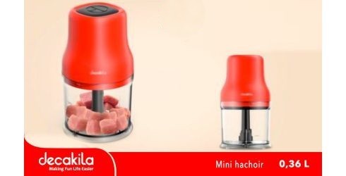 Mini Hachoir, Bouton À Une Touche Avec Impulsion Pour Un Contrôle Instantané - Hacher Grossièrement