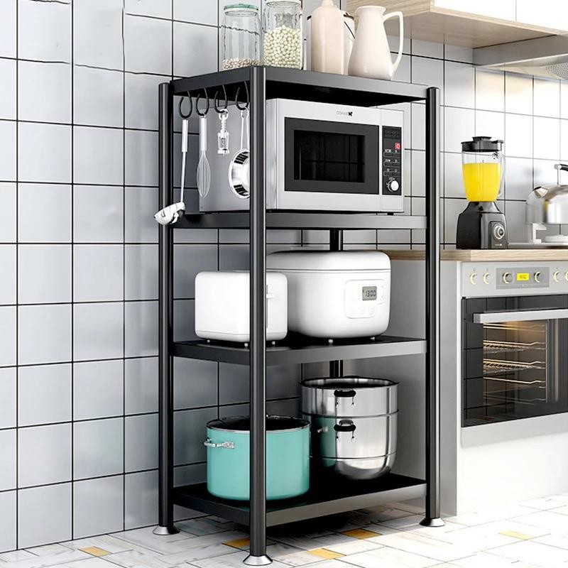 Étagère De Rangement Réglable À 4 Niveaux Métal