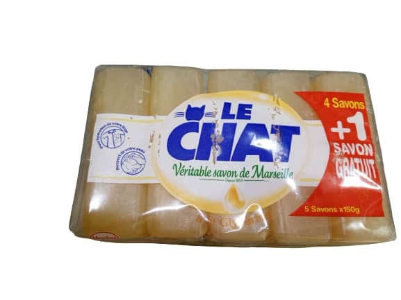 Lot 4 Savons Véritable De Marseille Le Chat