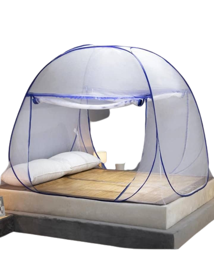 Moustiquaire De Lit à Baldaquin - Filet Fin, Installation Plafond - Fille, Enfant, Chambre Ou Camping