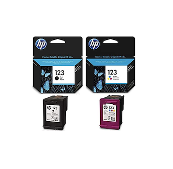 Cartouche d'Encre HP 123 Couleur Noir