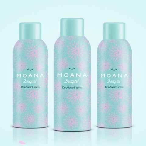 Pack de 3 Moana Bouquet Déodorant Spray