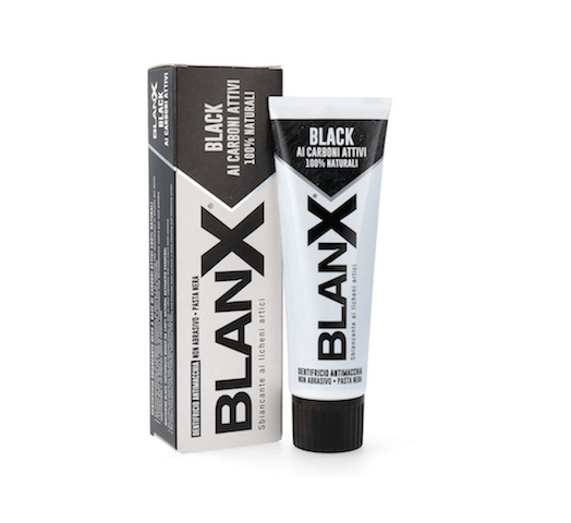 BlanX, Dentifrice classique noir - Dentifrice avec charbon actif blanc