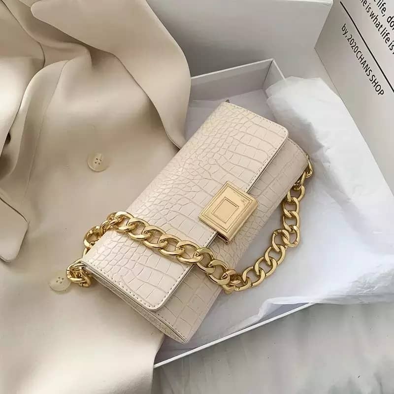 Sacs A Main Et Bourses Motif Crocodile Pour Femmes  Sac A Bandoulière Avec Chaîne Sous Le Bras  Sacs De Styliste