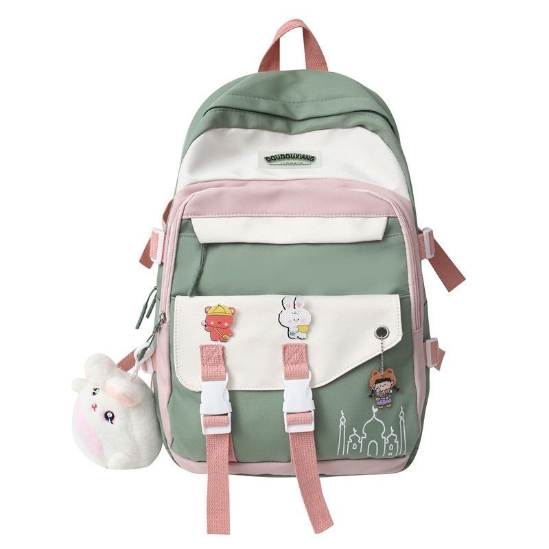 Sac À Dos Mode Pour Femmes Et Hommes , En Nylon, Doudouxiang, Mignon, Pour Ecolières Et Adolescentes, Décontracté, Grande Capacité