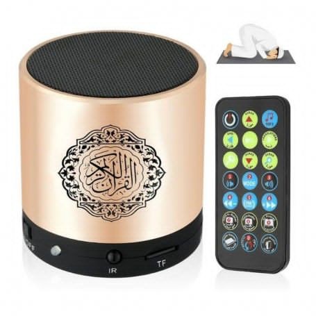 Haut-Parleur Coranique Portable – Enceinte Bluetooth avec Télécommande, Radio FM et Lecteur de Carte TF