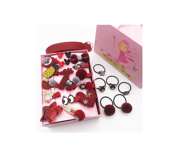 Pinces à cheveux Papillon à métal 24 pièces - pour Filles