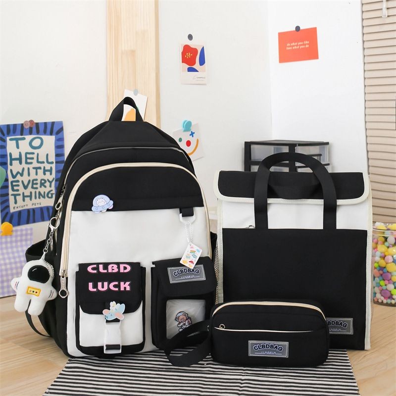 Ensemble 3 Pièces Sacs À Dos CLBD LUCK Et Légers Pour Etudiants Et Adolescents, Nouvelle Mode