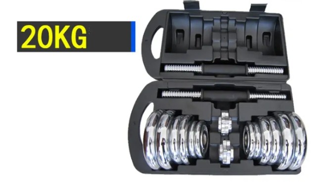 Kit haltères de musculation 20kg