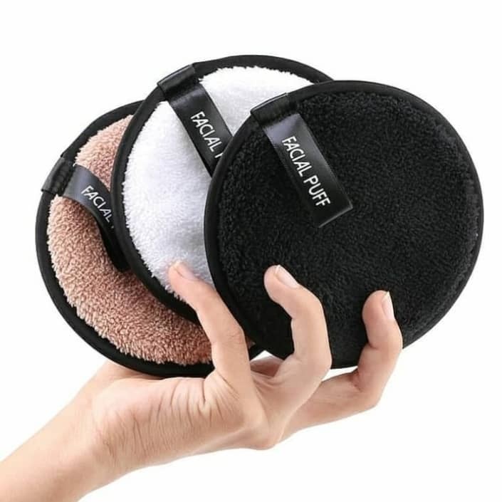 Lot De 3 Cotons Démaquillant Pour Visage Lavable Et Réutilisable - Clean Sponge