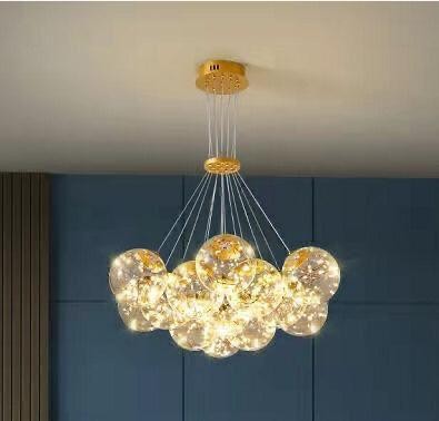 LUSTRE A PANIER BOULES