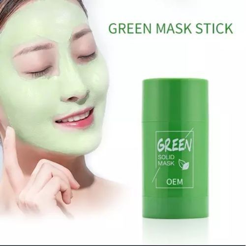 Masque a Thé Vert Nettoyant, Bâton d'Argile Purifiante, Anti-Acné