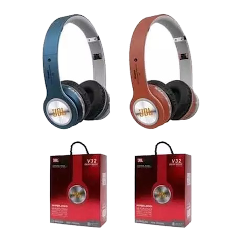 Casque Bluetooth V32 Stéréo Sans Fil avec Radio FM