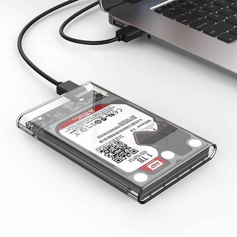 Boîtier Disque Dur Orico USB3.0 Plastique Transparent
