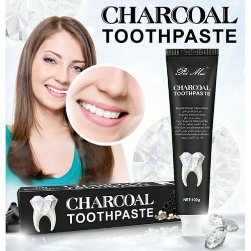 Dentifrice blancheur au charbon actif et la poudre des perles 100g