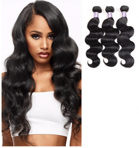 Naomie semi-ondulé - longueur 20" pouces - 1B