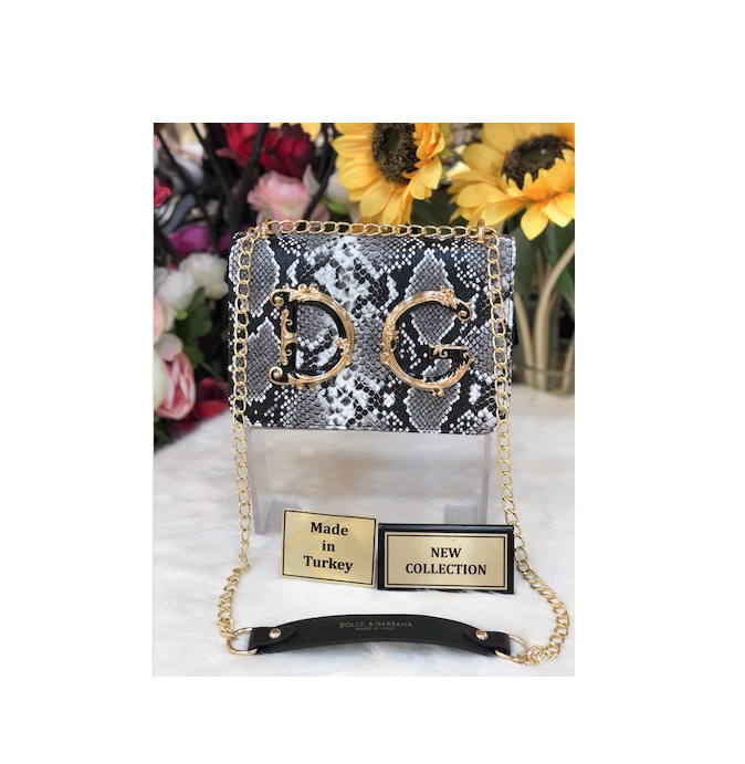 Sac à main Dolce et Gabanna Bandoulière Python