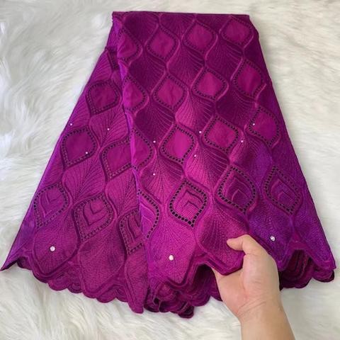 Brodé 100% Coton 5 Yards Mode Tabaski