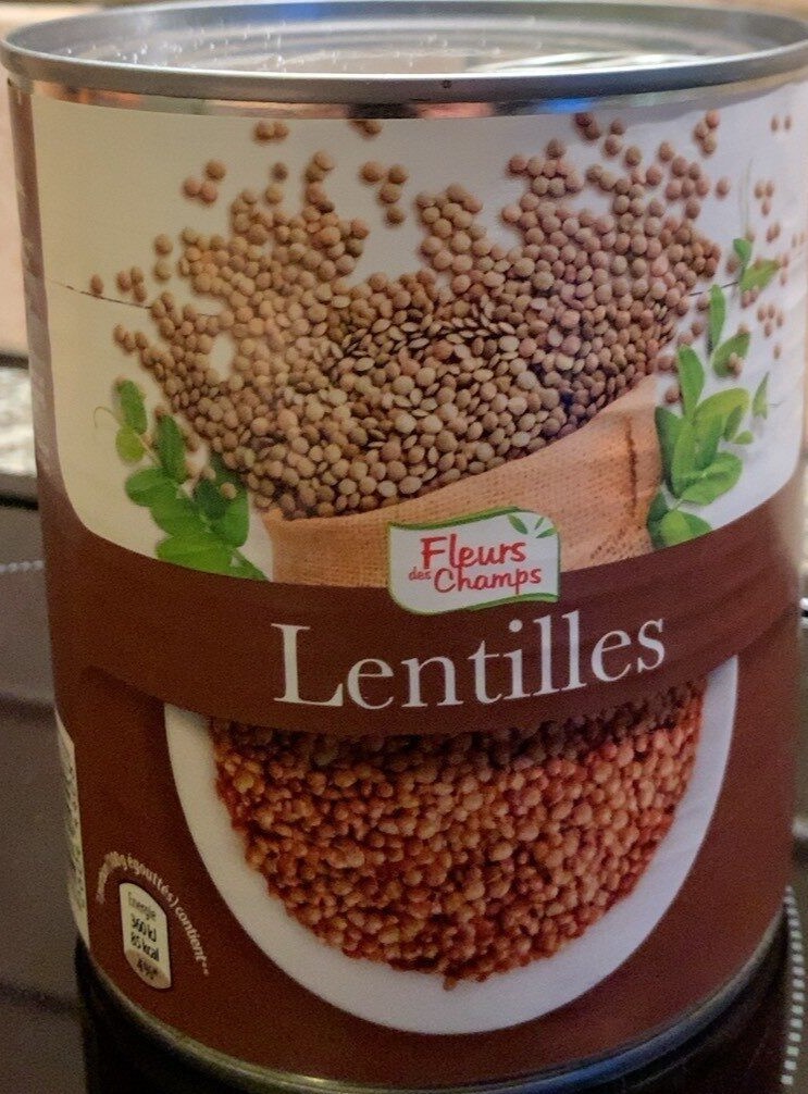 Lentilles - Fleurs Des Champs - 800 g (530 g Net Egoutté), 850 ml