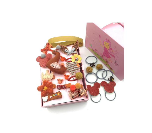 Pinces à cheveux Papillon à métal 24 pièces - pour Filles