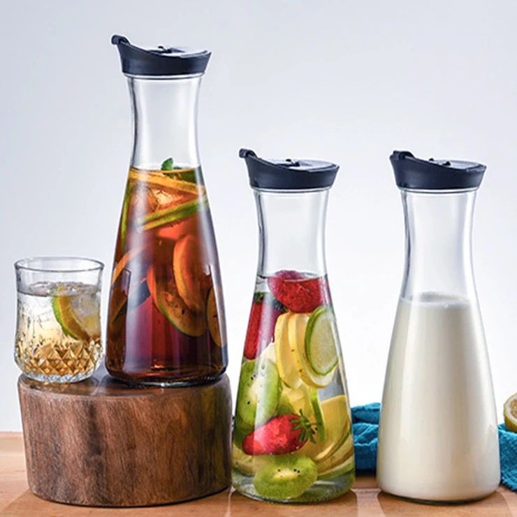 Bouteille En Plastique De Grande Capacité Pour Boissons, Carafe À Jus Et Eau, Bouteille À Degré De Chaleur